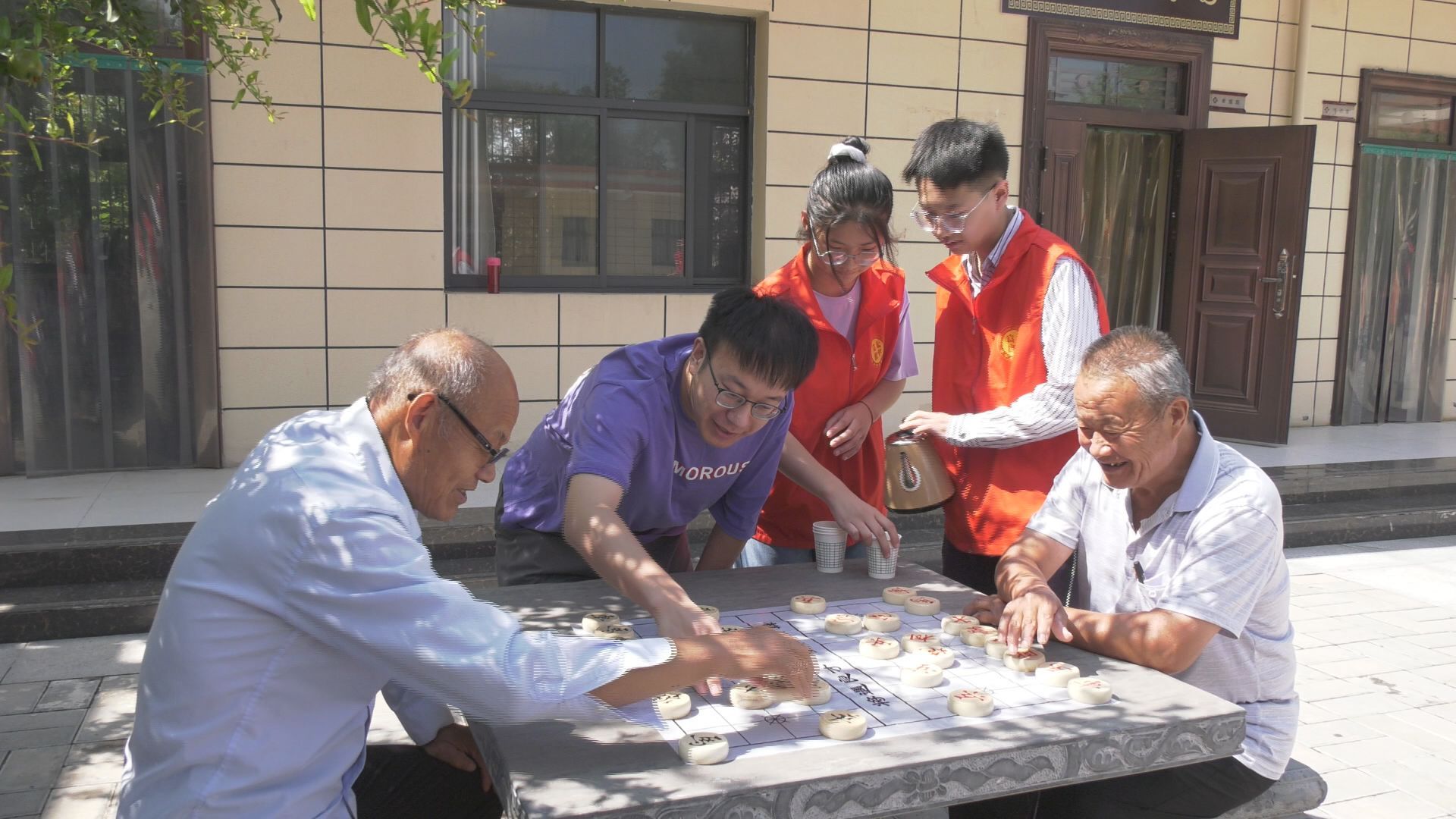 陕西富平县打造美丽文明新村创建慈善幸福家园