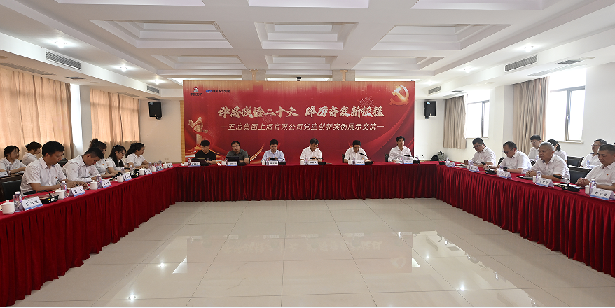 五冶集团上海有限公司举办党建创新案例展示交流主题活动